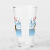 Happy Holidays Igel Glas (Links)