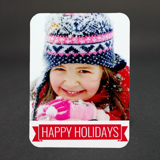 Happy Holidays - Ihr Foto Magnet