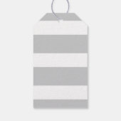 Happy Holidays Imitate Gold Foil gestreift persona Geschenkanhänger (Rückseite)