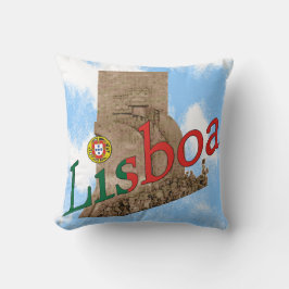 Happy Holidays in Lissabon Kissen