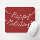 Happy Holidays in Twinkle Lights Mouse Pad Mousepad (Mit Mouse)