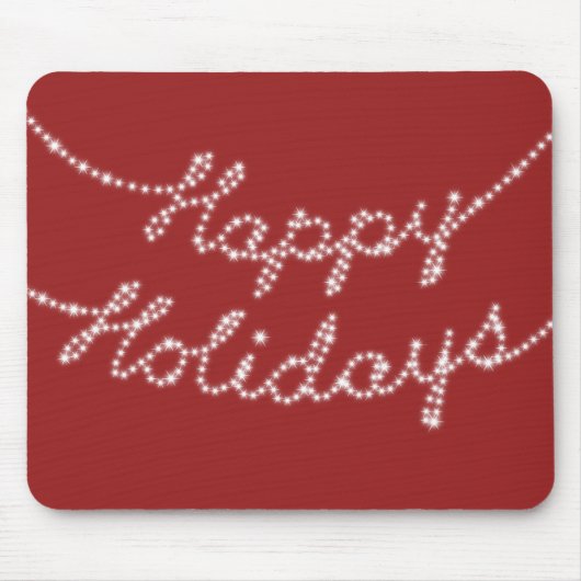 Happy Holidays in Twinkle Lights Mouse Pad Mousepad (Vorne)