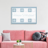 Happy Holidays individuelle Name Leinwand (Insitu (Wohnzimmer))
