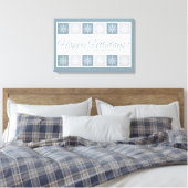 Happy Holidays individuelle Name Leinwand (Insitu (Schlafzimmer))