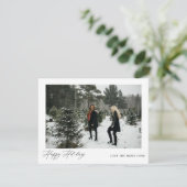Happy Holidays Instant Foto (Stehend Vorderseite)