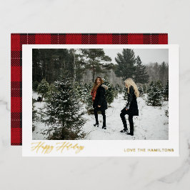 Happy Holidays Instant Foto Folieneinladung