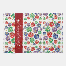 Happy Holidays Jingle Bell Weihnachten Handtuch