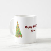Happy Holidays Kaffeetasse (Vorderseite Links)