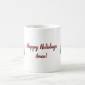 Happy Holidays Kaffeetasse (Mittel)