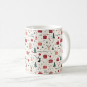 Happy Holidays Kaffeetasse (VorderseiteRechts)