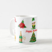 Happy Holidays !! Kaffeetasse (Vorderseite Links)