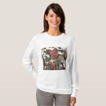 Happy Holidays Kardinal Long Sleeve Women's Shirt