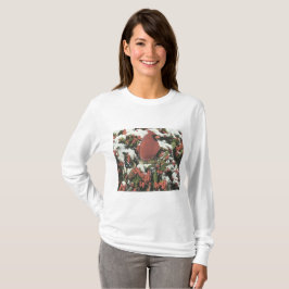 Happy Holidays Kardinal Long Sleeve Women's Shirt