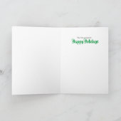 Happy Holidays Karte (Innenseite)