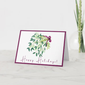 Happy Holidays Karte