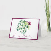 Happy Holidays Karte (Vorderseite)