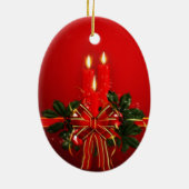 Happy Holidays Keramik Ornament (Hinten)