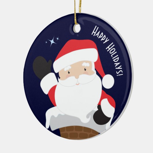 Happy Holidays Keramik Ornament (Links)