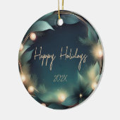 Happy Holidays Keramik Ornament (Links)