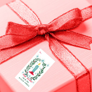 Happy Holidays Kerzenhandgezeichnete CUSTOM bis