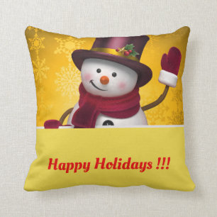 Happy Holidays Kissen