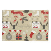 Happy Holidays Kissenbezug (Rückseite)