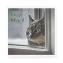 Happy Holidays Kitty Cat