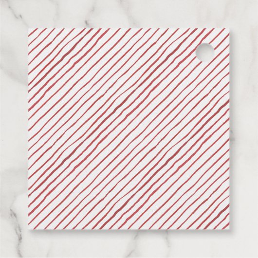 Happy Holidays | Klassische Hot Chocolate Weihnach Geschenkanhänger (Rückseite)