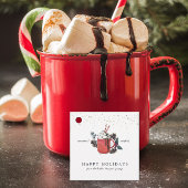 Happy Holidays | Klassische Hot Chocolate Weihnach Geschenkanhänger