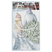 Happy Holidays Kleine Geschenktüte (Rückseite)
