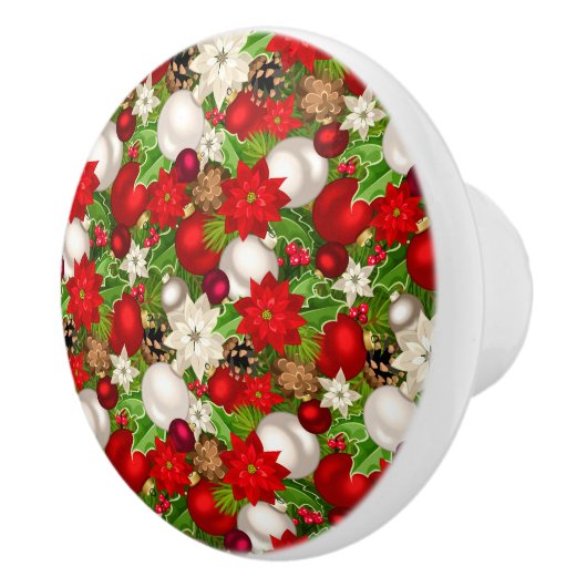 Happy Holidays Knob Keramikknauf (Rechts)