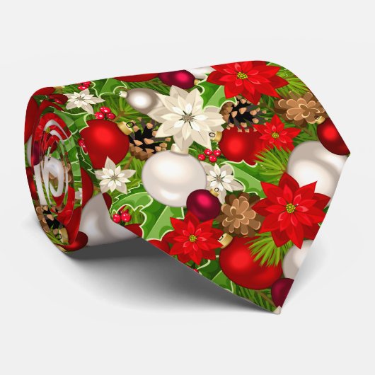 Happy Holidays Krawatte (Gerollt)