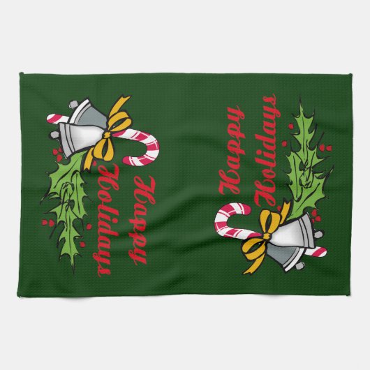 Happy Holidays Küchentuch (Horizontal)