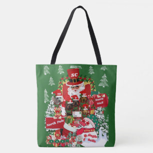 Happy Holidays Lady's Tote Bag Tasche