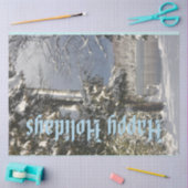 Happy Holidays Lakeside Tissue Seidenpapier (Basteln)