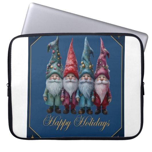 Happy Holidays Laptopschutzhülle (Vorderseite)