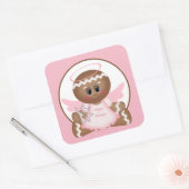 Happy Holidays Lebbrot Angel Aufkleber (Umschlag)