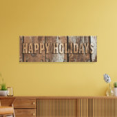 Happy Holidays Leinwand (Insitu (Wohnzimmer))
