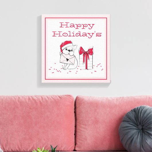 Happy Holidays Leinwanddruck (Insitu (Wohnzimmer))