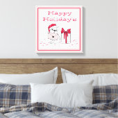 Happy Holidays Leinwanddruck (Insitu (Schlafzimmer))