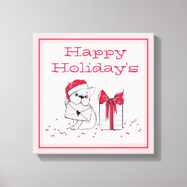 Happy Holidays Leinwanddruck