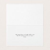 Happy Holidays Lettering Modernes Foto Chic (Innenseite Aufgefaltet)