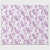 Happy Holidays Lila Lavender Glitzer Weihnachten Geschenkpapier (Flach)