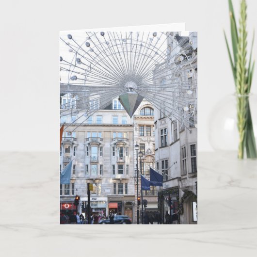Happy Holidays London UK Christmas Festive Season Karte (Vorderseite)