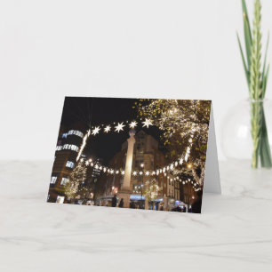 Happy Holidays London UK Christmas Festive Season Karte