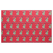 Happy Holidays (lustiger Schneemann) Stoff (Fat Quarter (45,7 x 55,9 cm))