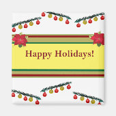 Happy Holidays Magnet (Vorne)