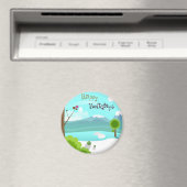 Happy Holidays Magnet (In Situ (Geschirrspüler))