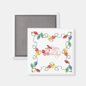 Happy Holidays Magnet (Vorderseite/Rückseite)