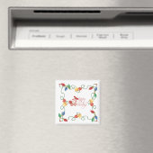 Happy Holidays Magnet (In Situ (Geschirrspüler))